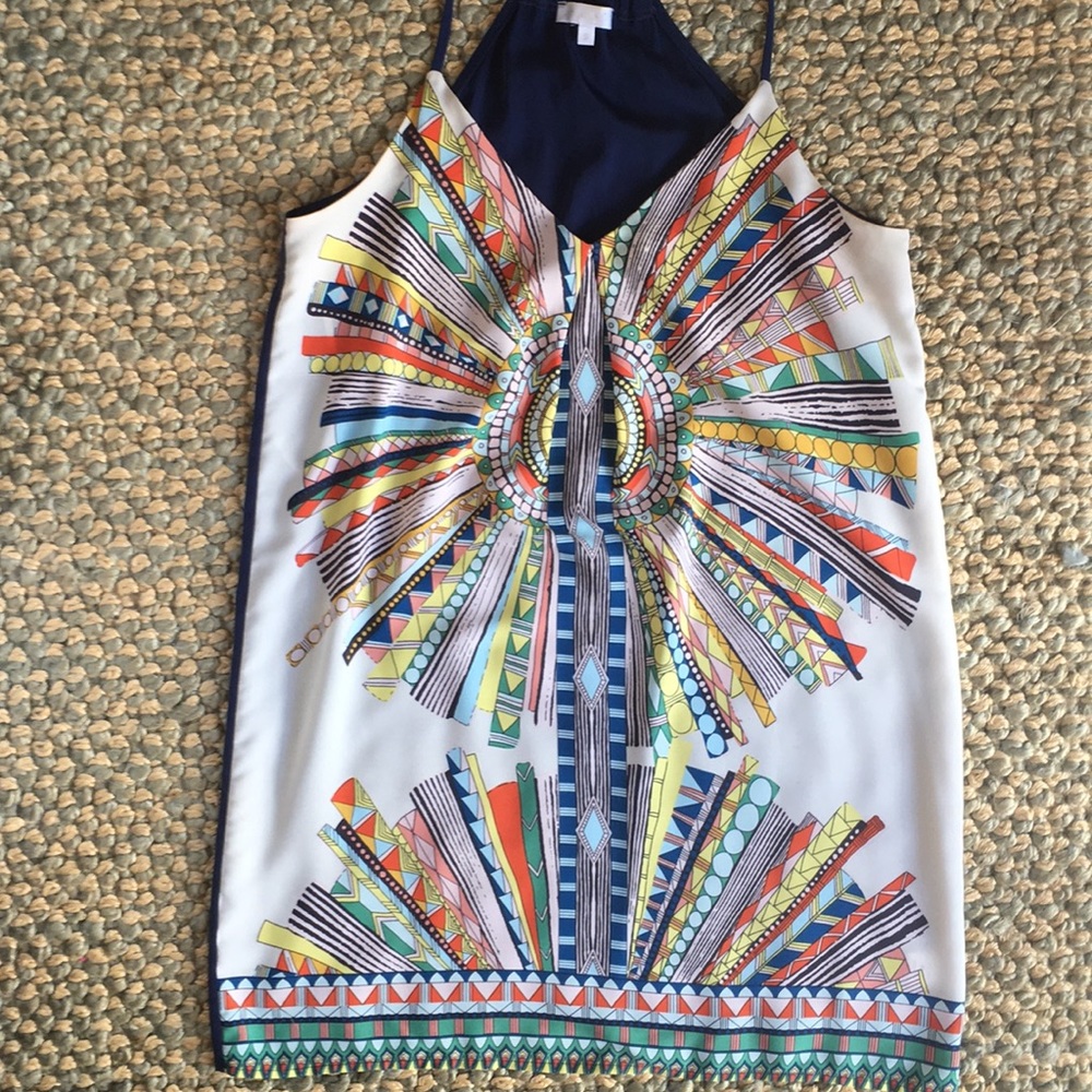 Glam tribal pattern dress, size small
